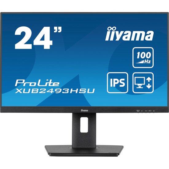 iiyama ProLite XUB2493HSU-B6 computer monitor 60.5 cm (23.8") 1920 x 1080 pixels Full HD LED Black iiyama ProLite XUB2493HSU-B6 computer monitor 60.5 cm (23.8") 1920 x 1080 pixels Full HD LED Black