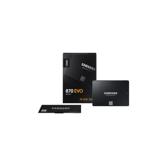 SSD|SAMSUNG|870 EVO|250GB|SATA|MLC|Write speed 530 MBytes/sec|Read speed 560 MBytes/sec|2,5"|TBW 150 TB|MTBF 1500000 hours|MZ-77E250B/EU SSD|SAMSUNG|870 EVO|250GB|SATA|MLC|Write speed 530 MBytes/sec|Read speed 560 MBytes/sec|2,5"|TBW 150 TB|MTBF 1500000 hours|MZ-77E250B/EU