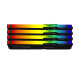128GB 5600MT/s DDR5 CL40 DIMM (Kit of 4) FURY Beast RGB XMP 128GB 5600MT/s DDR5 CL40 DIMM (Kit of 4) FURY Beast RGB XMP