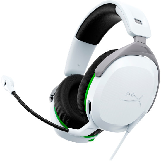 HEADSET HYPERX CLOUDX STINGER2/WHITE/GREEN 75X28AA HYPERX HEADSET HYPERX CLOUDX STINGER2/WHITE/GREEN 75X28AA HYPERX