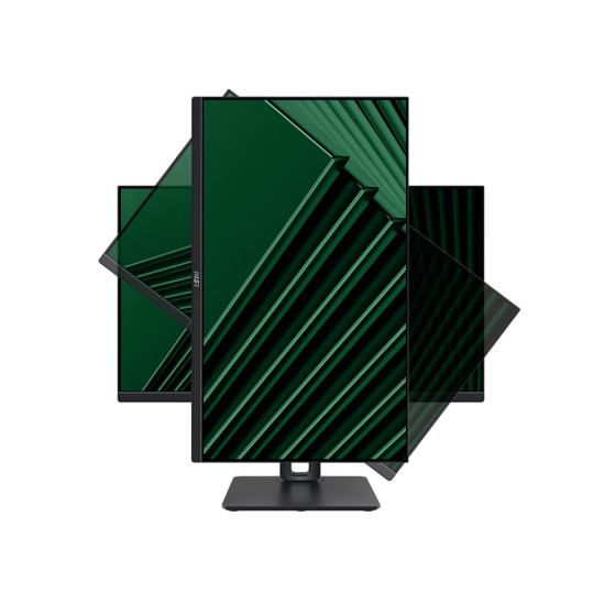 MSI Pro MP245PG 24 Inch Monitor, FHD (1920 x 1080), 100Hz, IPS, 1ms, 1x HDMI 1.4b, 1x DP 1.2a output, 1x D-Sub(VGA), Built-in Speakers, Anti-Glare, Anti-Flicker, Less Blue light, TÜV Certified, VESA, Kensington, 4-way adjustable stand, Black MSI Pro MP245PG 24 Inch Monitor, FHD (1920 x 1080), 100Hz, IPS, 1ms, 1x HDMI 1.4b, 1x DP 1.2a output, 1x D-Sub(VGA), Built-in Speakers, Anti-Glare, Anti-Flicker, Less Blue light, TÜV Certified, VESA, Kensington, 4-way adjustable stand, Black