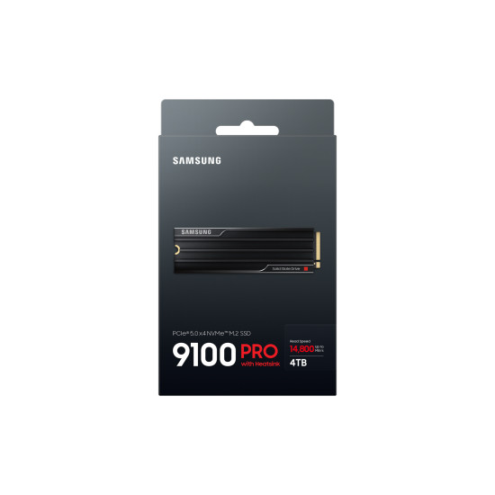 SSD|SAMSUNG|9100 PRO|4TB|M.2|PCIe Gen5|NVMe|TLC|Write speed 13400 MBytes/sec|Read speed 14800 MBytes/sec|2.38mm|TBW 2400 TB|MZ-VAP4T0CW SSD|SAMSUNG|9100 PRO|4TB|M.2|PCIe Gen5|NVMe|TLC|Write speed 13400 MBytes/sec|Read speed 14800 MBytes/sec|2.38mm|TBW 2400 TB|MZ-VAP4T0CW