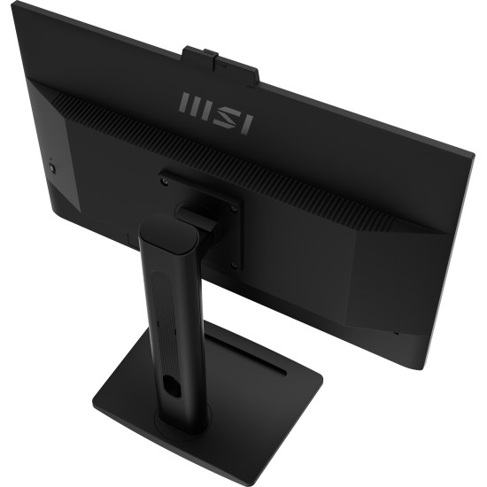 MSI Pro MP275QPDG 27 Inch Monitor, QHD (2560 x 1440), 100Hz, IPS, 1ms, 2x HDMI 2.0b, 1x DP 1.2a input, 1x DP 1.2a output, 1x Type-C (DP alt.) w/ 98W PD, 1x LAN, 4xUSB 5Gbps Type-A, 1x USB 5Gbps Type-B, Built-in Speakers, Webcam, Daisy Chain, HDR Ready, An MSI Pro MP275QPDG 27 Inch Monitor, QHD (2560 x 1440), 100Hz, IPS, 1ms, 2x HDMI 2.0b, 1x DP 1.2a input, 1x DP 1.2a output, 1x Type-C (DP alt.) w/ 98W PD, 1x LAN, 4xUSB 5Gbps Type-A, 1x USB 5Gbps Type-B, Built-in Speakers, Webcam, Daisy Chain, HDR Ready, An
