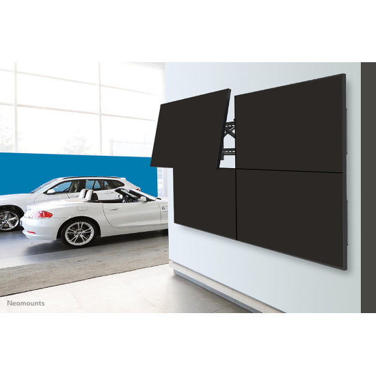 NEWSTAR FLAT SCREEN WALL MOUNT FOR VIDEO WALLS (POP-OUT / STRETCHABLE) 32-75" BLACK