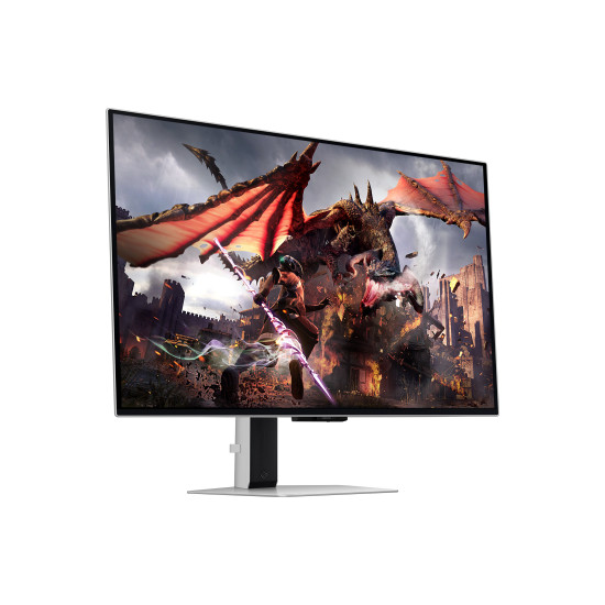 Monitor|SAMSUNG|32"|Gaming/Smart/4K|Panel OLED|3840x2160|16:9|0.03 ms|Speakers|Swivel|Pivot|Height adjustable|Tilt|Colour Silver|LS32DG802SUXDU Monitor|SAMSUNG|32"|Gaming/Smart/4K|Panel OLED|3840x2160|16:9|0.03 ms|Speakers|Swivel|Pivot|Height adjustable|Tilt|Colour Silver|LS32DG802SUXDU
