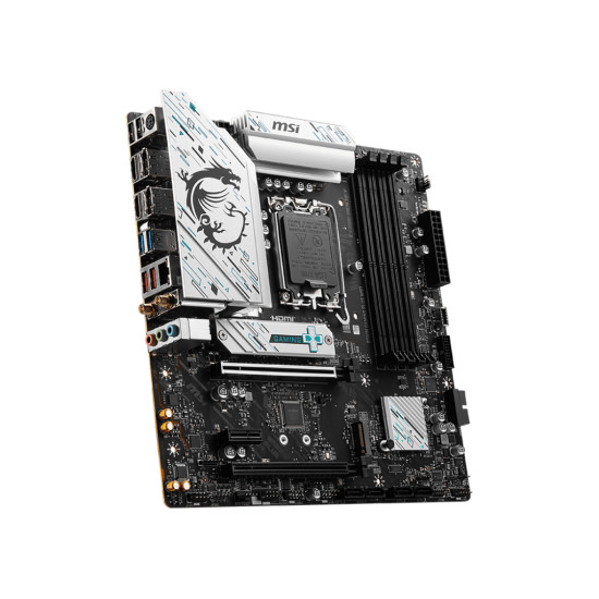 Mainboard|MSI|Intel B760 Express|LGA1700|Micro-ATX|Memory DDR5|Memory slots 4|1xPCI-Express 3.0 1x|1xPCI-Express 4.0 4x |1xPCI-Express 4.0 16x|2xM.2|2xHDMI|2xDisplayPort|2xUSB 2.0|4xUSB 3.2|1xPS/2|1xRJ45|3xAudio port|B760MGAMINGPLUSWIFI Mainboard|MSI|Intel B760 Express|LGA1700|Micro-ATX|Memory DDR5|Memory slots 4|1xPCI-Express 3.0 1x|1xPCI-Express 4.0 4x |1xPCI-Express 4.0 16x|2xM.2|2xHDMI|2xDisplayPort|2xUSB 2.0|4xUSB 3.2|1xPS/2|1xRJ45|3xAudio port|B760MGAMINGPLUSWIFI