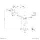 Neomounts DS60-425BL2 Monitor arm 17-27" - space saving Neomounts DS60-425BL2 Monitor arm 17-27" - space saving