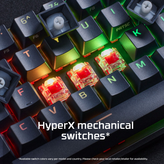 HyperX Alloy Origins 65 - Mechanical Gaming Keyboard - HX Red (USLayout) (HKBO1T-RD-US/N) HyperX Alloy Origins 65 - Mechanical Gaming Keyboard - HX Red (USLayout) (HKBO1T-RD-US/N)