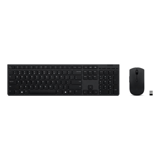 LENOVO PROFESSIONAL WIRELESS RECHARGEABLE COMBO KEYBOARD AND MOUSE-US EURO LENOVO PROFESSIONAL WIRELESS RECHARGEABLE COMBO KEYBOARD AND MOUSE-US EURO