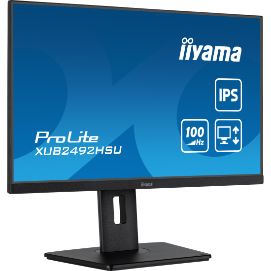iiyama XUB2492HSU-B6 computer monitor 60.5 cm (23.8") 1920 x 1080 pixels Full HD LED Black iiyama XUB2492HSU-B6 computer monitor 60.5 cm (23.8") 1920 x 1080 pixels Full HD LED Black