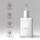 MOBILE CHARGER WALL USB-C 20W/1PORT WHITE ACU-PD20W AXAGON MOBILE CHARGER WALL USB-C 20W/1PORT WHITE ACU-PD20W AXAGON