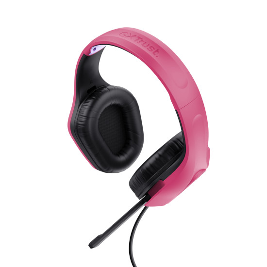 Trust GXT 415P Zirox Headset Wired Head-band Gaming Pink Trust GXT 415P Zirox Headset Wired Head-band Gaming Pink