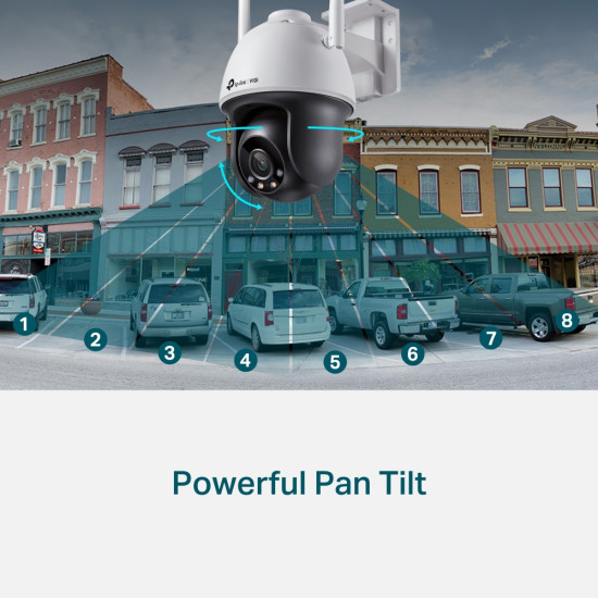 VIGI 4MP Outdoor Full-Color Wi-Fi Pan Tilt Network Camera VIGI 4MP Outdoor Full-Color Wi-Fi Pan Tilt Network Camera