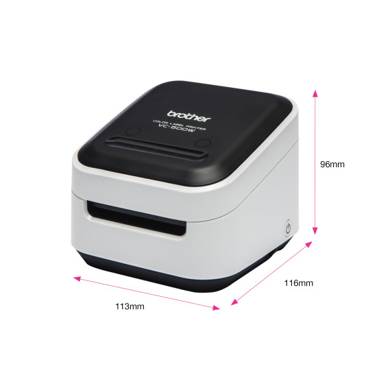 Brother VC-500W label printer ZINK (Zero-Ink) Colour 313 x 313 DPI 8 mm/sec CZ Wi-Fi Brother VC-500W label printer ZINK (Zero-Ink) Colour 313 x 313 DPI 8 mm/sec CZ Wi-Fi