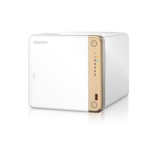QNAP TS-462-4G NAS/storage server Tower Intel® Celeron® N4505 4 GB DDR4 0 TB QNAP QTS White QNAP TS-462-4G NAS/storage server Tower Intel® Celeron® N4505 4 GB DDR4 0 TB QNAP QTS White