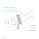 Neomounts DS15-640WH1 Tablet stand desk 9.7-11" - lockable Neomounts DS15-640WH1 Tablet stand desk 9.7-11" - lockable