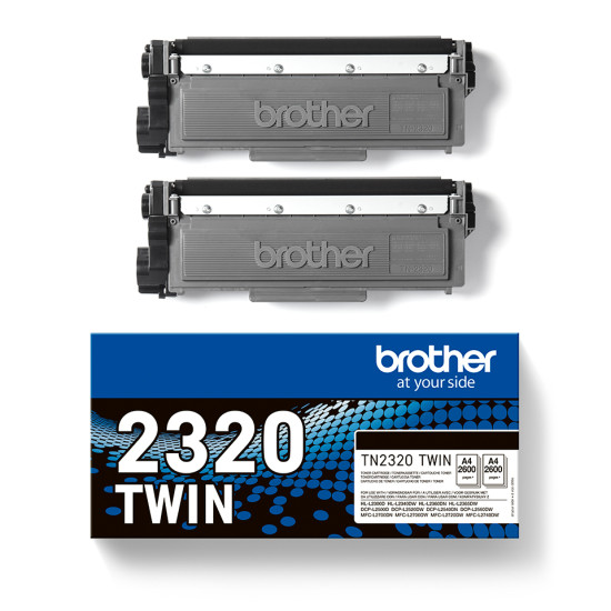 Brother TN-2320TWIN toner cartridge 1 pc(s) Original Black Brother TN-2320TWIN toner cartridge 1 pc(s) Original Black