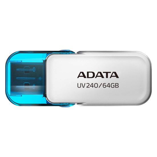 ADATA UV240 USB flash drive 64 GB USB Type-A 2.0 Blue, White ADATA UV240 USB flash drive 64 GB USB Type-A 2.0 Blue, White