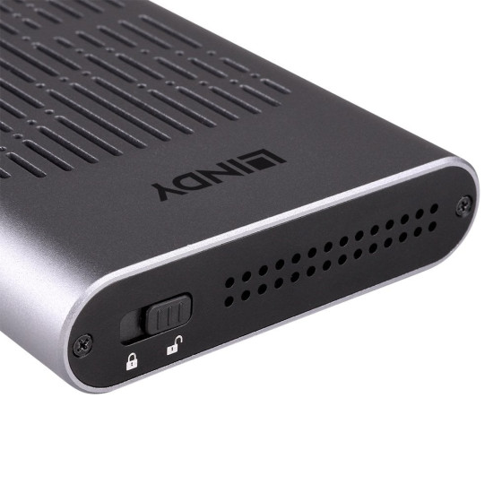 USB 3.2 Gen 2x2 Dual M.2 NVMe SSD Enclosure with Clone Feature USB 3.2 Gen 2x2 Dual M.2 NVMe SSD Enclosure with Clone Feature