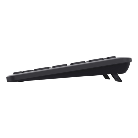 Trust Lyra keyboard Universal RF Wireless + Bluetooth QWERTY US English Black Trust Lyra keyboard Universal RF Wireless + Bluetooth QWERTY US English Black