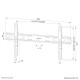 Neomounts WL30S-850BL18 TV mount wall 43-86" - fixed - lockable - fast installation