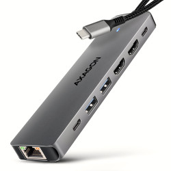 HMC-7HX2 USB-C 5Gbps DUAL 4K DISPLAY 7in1 hub