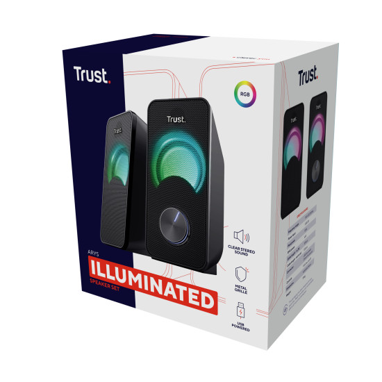 Trust Arys Black Wired 6 W Trust Arys Black Wired 6 W