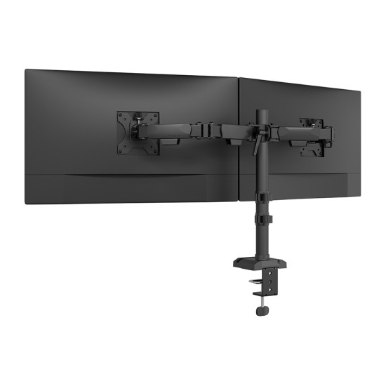Neomounts DS60-600BL2 Monitor arm 10-32" - Quick-fix - 180°-stop