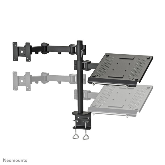 Neomounts FPMA-D960NOTEBOOK Monitor arm with laptop holder 10-27" Neomounts FPMA-D960NOTEBOOK Monitor arm with laptop holder 10-27"