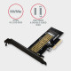AXAGON PCEM2-N PCI-E 3.0 4x - M.2 SSD NVMe, up to 80mm SSD AXAGON PCEM2-N PCI-E 3.0 4x - M.2 SSD NVMe, up to 80mm SSD