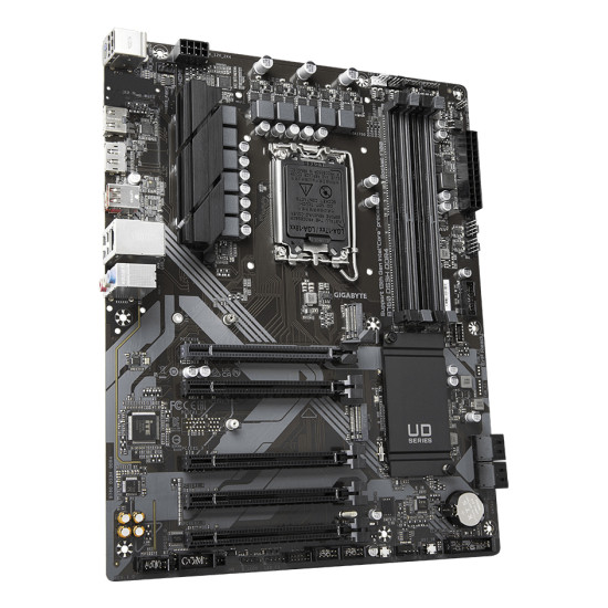 Mainboard|GIGABYTE|Intel B760 Express|LGA1700|ATX|Memory DDR4|Memory slots 4|4xPCI-Express 3.0 1x|1xPCI-Express 4.0 16x|2xM.2|1xHDMI|1xDisplayPort|4xUSB 2.0|1xUSB 3.2|1xUSB-C|1xPS/2|1xRJ45|3xAudio port|B760DS3HDDR4 Mainboard|GIGABYTE|Intel B760 Express|LGA1700|ATX|Memory DDR4|Memory slots 4|4xPCI-Express 3.0 1x|1xPCI-Express 4.0 16x|2xM.2|1xHDMI|1xDisplayPort|4xUSB 2.0|1xUSB 3.2|1xUSB-C|1xPS/2|1xRJ45|3xAudio port|B760DS3HDDR4