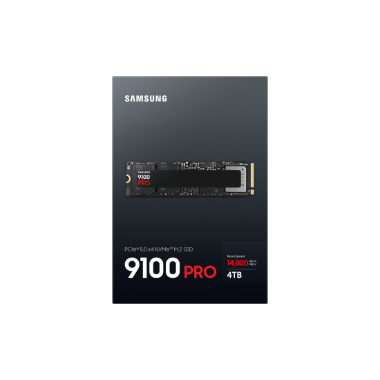 SSD|SAMSUNG|9100 PRO|4TB|M.2|PCIe Gen5|NVMe|TLC|Write speed 13400 MBytes/sec|Read speed 14800 MBytes/sec|2.38mm|TBW 2400 TB|MZ-VAP4T0BW SSD|SAMSUNG|9100 PRO|4TB|M.2|PCIe Gen5|NVMe|TLC|Write speed 13400 MBytes/sec|Read speed 14800 MBytes/sec|2.38mm|TBW 2400 TB|MZ-VAP4T0BW