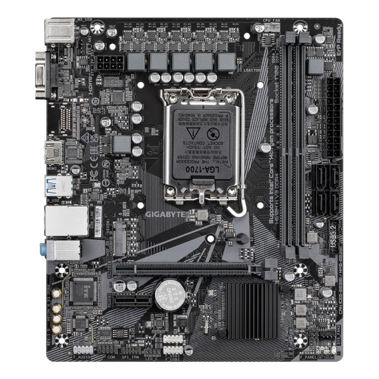 H610M H V3 DDR4 Motherboard - Supports Intel Core 14th CPUs, 4+1+1 Hybrid Phases Digital VRM, up to 3200MHz DDR4, 1xPCIe 3.0 M.2, GbE LAN, USB 3.2 Gen 1 H610M H V3 DDR4 Motherboard - Supports Intel Core 14th CPUs, 4+1+1 Hybrid Phases Digital VRM, up to 3200MHz DDR4, 1xPCIe 3.0 M.2, GbE LAN, USB 3.2 Gen 1