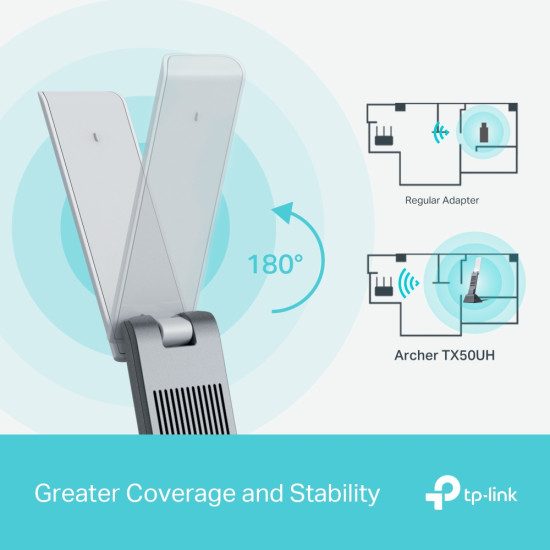 WRL ADAPTER 3000MBPS USB/ARCHER TX50UH TP-LINK WRL ADAPTER 3000MBPS USB/ARCHER TX50UH TP-LINK