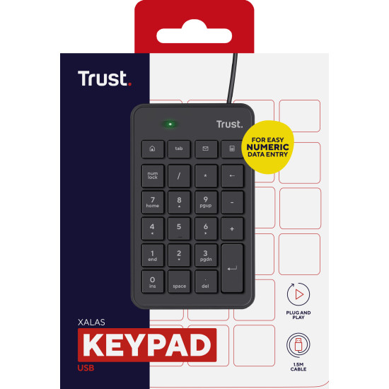 KEYBOARD NUMERIC XALAS/22221 TRUST KEYBOARD NUMERIC XALAS/22221 TRUST