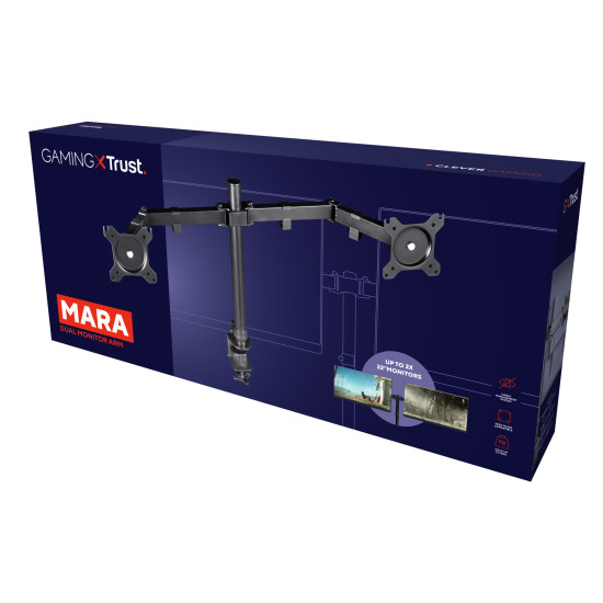 GXT 1120 Mara Dual Monitor Arm