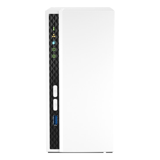 QNAP TS-233 NAS/storage server Tower ARM Cortex-A55 2 GB 0 TB QNAP QTS White QNAP TS-233 NAS/storage server Tower ARM Cortex-A55 2 GB 0 TB QNAP QTS White