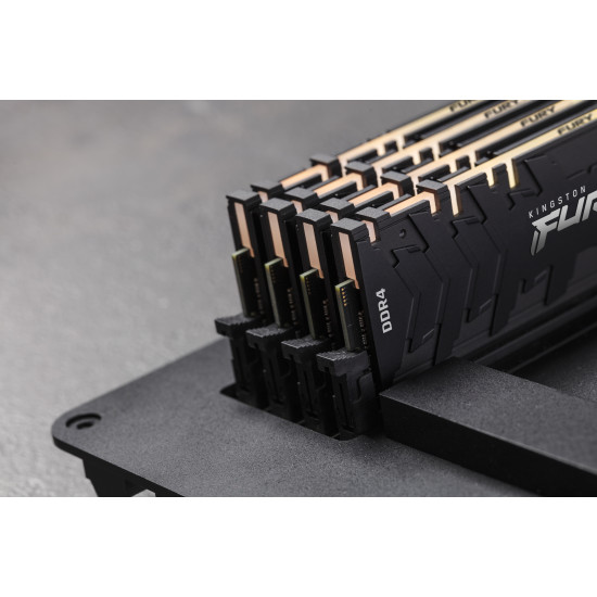 Kingston Technology FURY 16GB 3200MT/s DDR4 CL16 DIMM (Kit of 2) Renegade RGB Kingston Technology FURY 16GB 3200MT/s DDR4 CL16 DIMM (Kit of 2) Renegade RGB