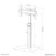 NEOMOUNTS MOVE UP DISPLAY FLOOR STAND (32-75") SOLID STEEL FLOOR PLATE