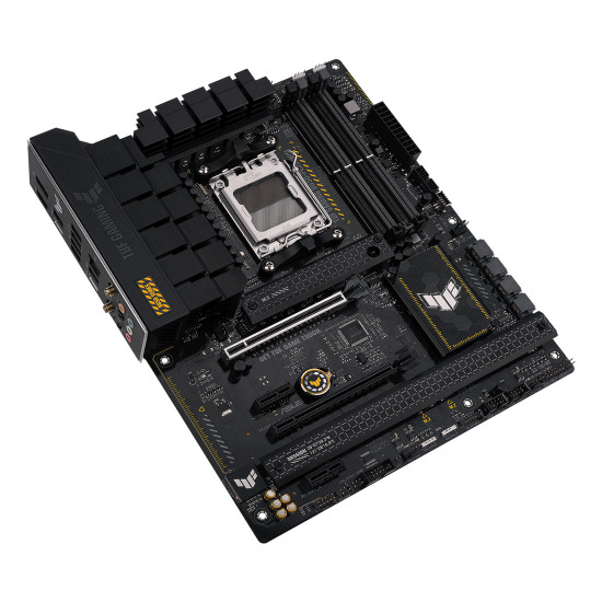 Mainboard|ASUS|AMD B650|SAM5|ATX|Memory DDR5|Memory slots 4|2xPCI-Express 4.0 1x|2xPCI-Express 4.0 16x|3xM.2|1xHDMI|1xDisplayPort|4xUSB 2.0|2xUSB 3.2|2xUSB-C|1xRJ45|5xAudio port|TUFGAMINGB650-PLUSWIFI Mainboard|ASUS|AMD B650|SAM5|ATX|Memory DDR5|Memory slots 4|2xPCI-Express 4.0 1x|2xPCI-Express 4.0 16x|3xM.2|1xHDMI|1xDisplayPort|4xUSB 2.0|2xUSB 3.2|2xUSB-C|1xRJ45|5xAudio port|TUFGAMINGB650-PLUSWIFI