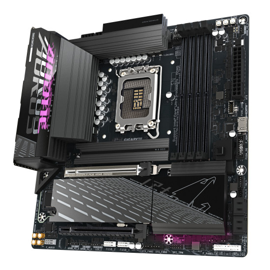 GIGABYTE B860M AORUS ELITE WIFI6E Motherboard - Intel Core Ultra Series CPUs, 12+1+2+1 Phases VRM, up to 9200MHz DDR5, 1xPCIe 5.0 + 2xPCIe 4.0 M.2, 2.5GbE LAN, WIFI 6E, Thunderbolt GIGABYTE B860M AORUS ELITE WIFI6E Motherboard - Intel Core Ultra Series CPUs, 12+1+2+1 Phases VRM, up to 9200MHz DDR5, 1xPCIe 5.0 + 2xPCIe 4.0 M.2, 2.5GbE LAN, WIFI 6E, Thunderbolt
