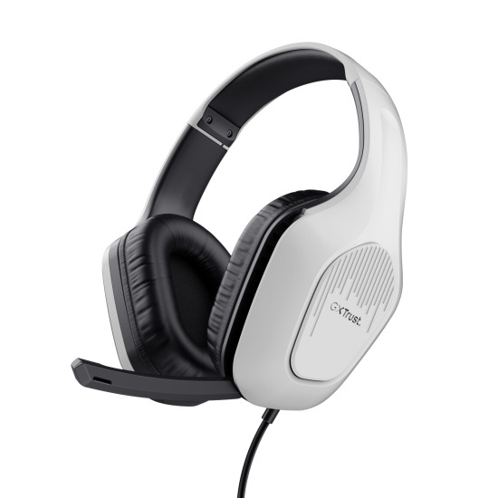 Trust GXT 415W Zirox Headset Wired Head-band Gaming White Trust GXT 415W Zirox Headset Wired Head-band Gaming White
