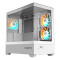 C201 PANORAMIC ICE PC Case - Mid Tower, m-ATX, 360mm radiator support, 3 Pre-installed Fans, USB 3.0, Support RGB Fusion