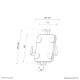 Neomounts WL15-625BL1 Tablet wall mount 7.9-11" - lockable - universal Neomounts WL15-625BL1 Tablet wall mount 7.9-11" - lockable - universal