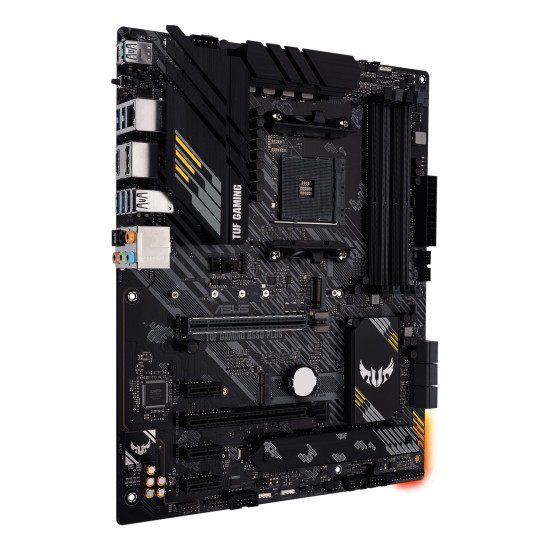 Mainboard|ASUS|AMD B550|SAM4|ATX|3xPCI-Express 3.0 1x|1xPCI-Express 3.0 16x|2xM.2|1xPCI-Express 4.0 16x|Memory DDR4|Memory slots 4|1xHDMI|1xDisplayPort|1xUSB type C|5xUSB 3.2|1xOptical S/PDIF|1xRJ45|5xAudio port|TUFGAMINGB550-PLUS Mainboard|ASUS|AMD B550|SAM4|ATX|3xPCI-Express 3.0 1x|1xPCI-Express 3.0 16x|2xM.2|1xPCI-Express 4.0 16x|Memory DDR4|Memory slots 4|1xHDMI|1xDisplayPort|1xUSB type C|5xUSB 3.2|1xOptical S/PDIF|1xRJ45|5xAudio port|TUFGAMINGB550-PLUS