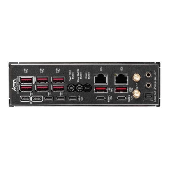 Mainboard|MSI|AMD X870E|SAM5|EATX|Memory DDR5|Memory slots 4|1xPCI-Express 1x|2xPCI-Express 16x|7xM.2|1xAudio-In|1xAudio-Out|4xUSB 2.0|4xUSB 3.2|4xUSB-C|1xOptical S/PDIF|2xRJ45|2xAudio port|MEGX870EGODLIKE