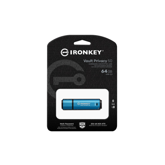 MEMORY DRIVE FLASH USB3.2 64GB/IKVP50/64GB KINGSTON MEMORY DRIVE FLASH USB3.2 64GB/IKVP50/64GB KINGSTON