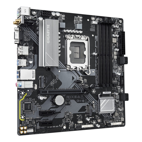 B760M D3HP WIFI6 Motherboard - Supports Intel Core 14th Gen CPUs, 4+1+1 Phases Digital VRM, up to 5600MHz DDR5, 2xPCIe 4.0 M.2, Wi-Fi 6, GbE LAN, USB 3.2 Gen1