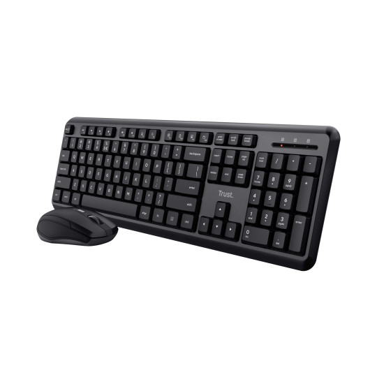 Trust TKM-350 keyboard Mouse included Universal RF Wireless Black Trust TKM-350 keyboard Mouse included Universal RF Wireless Black