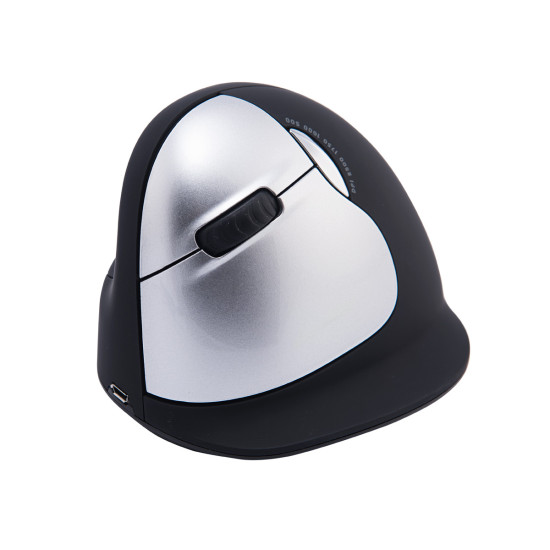 Ergonomic mouse R-Go HE Break with break software, large (hand size ≥ 185 mm), left-handed, Bluetooth, black